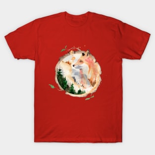 Fox in wilderness T-Shirt